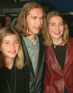 Zac, Isaac and Taylor, arrive at  the Grammy Awards in New York in 1998 at the height of fame.