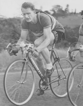 Russell Mockridge died after collided with a bus during the Tour of Gippsland in 1958.