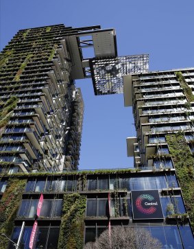 The One Central Park building, on Broadway, Chippendale, with its eye-catching green facade, has become an iconic feature of Sydney's inner city skyline.