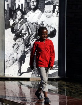 Thirteen-year-old Hector Pieterson was shot by police during the 1976 Soweto Uprising.