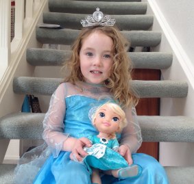 Call me Elsa: Alafair Korohina Wall, 4, is all about Elsa and Frozen.