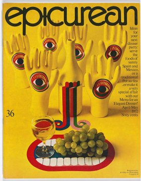 An <i>Epicurean</i> magazine cover by Les Mason.