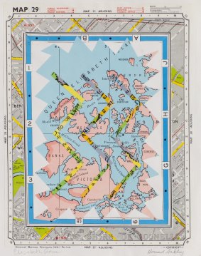 Howard Arkley and Elizabeth Gower, <i>Map Book</i> 1978. Collection of Elizabeth Gower © The Estate of Howard Arkley and © Elizabeth Gower.