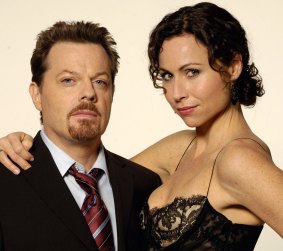 With co-star Minnie Driver in the television drama The Riches (2007-08). 