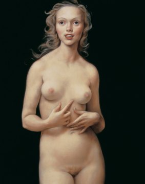 John Currin's Honeymoon Nude, 1998.