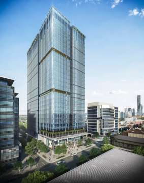 Walker Corporation wants to build this commercial tower at 801 Ann Street.