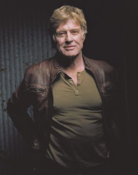 Not used to such media frenzies: Robert Redford.