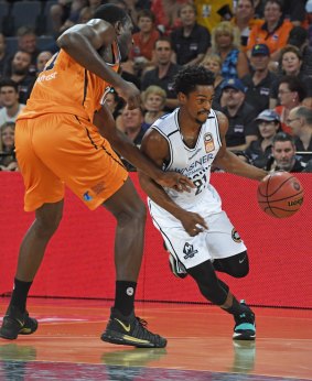 United's Casper Ware in action against Cairns.