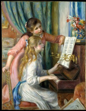 Young Girls at the Piano by Auguste Renoir (1892), Robert Lehman Collection.