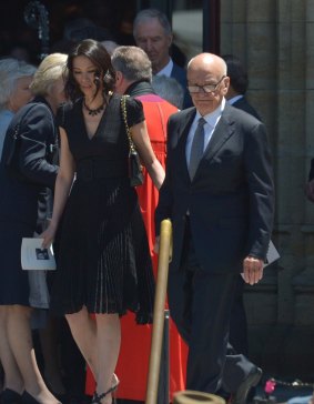 Rupert Murdoch and Wendy Deng.