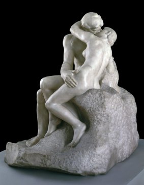 Auguste Rodin's The Kiss. 