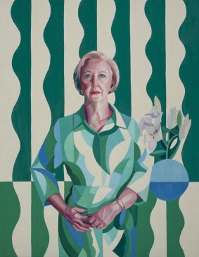 Archibald Prize 2017 finalist Yvette Coppersmith's portrait of Professor Gillian Triggs.