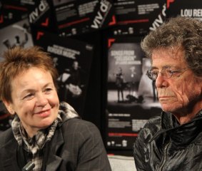Laurie Anderson and Lou Reed in Sydney in 2010.