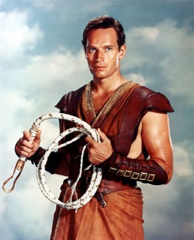Charlton Heston in a 1959 still from the movie Ben-Hur. 