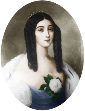 Marie Duplessis (1824-1847) by Edouard Vienot.