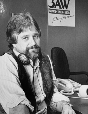 3AW talk show host Neil Mitchell celebrates 30 years on air - Mitchell in 1989.