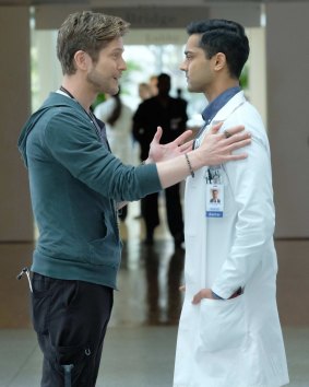 Matt Czuchry and Manish Dayal in <i>The  Resident</i>.