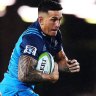 Sonny Bill Williams out of Blues' game in Samoa as British and Irish Lions loom