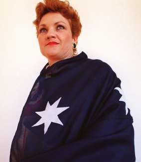 No one has draped herself more often in the national flag than Pauline Hanson.