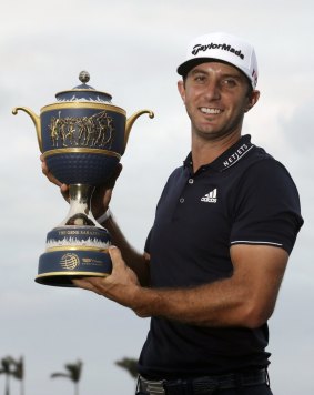 Dustin Johnson said his hard work was paying off.
