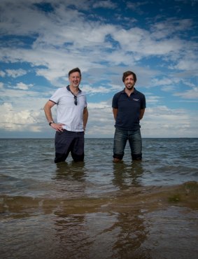 John Arnould and Paul Tixier hope their research will reduce the interaction between the fishing industry and whales.