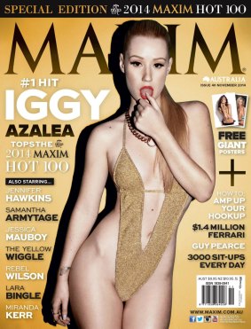 Last year Iggy Azalea also hit out at her Maxim Australia cover. 