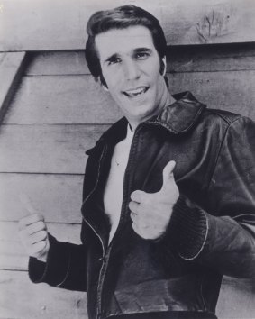 It all went downhill from there: Henry Winkler as the Fonz in Happy Days