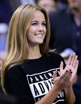 Kim Sears attracted attention for her vocal support of Murray at the Australian Open in Melbourne.