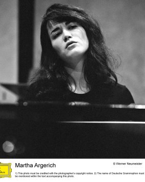 Martha Argerich.