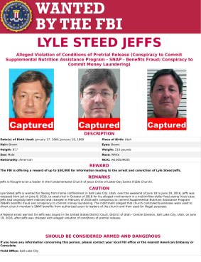 The captured poster for Lyle Jeffs.