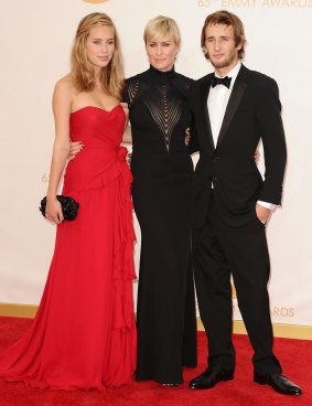 With children Dylan and Hopper at the 2013 Emmy Awards.