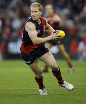 Jason Johnson during his playing days for Essendon.