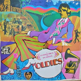 Michael Rainey depicted on a Beatles album cover, 1966.