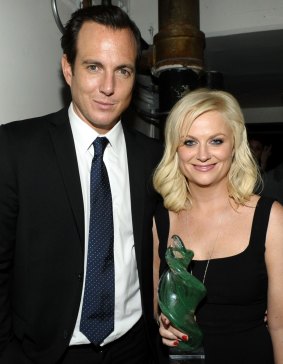 "Oh God": With Arnett and ex-wife Amy Poehler both successful actors, surely he can expect one of their sons to follow suit but he was not at all keen on the idea.