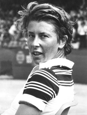 Australian tennis player Wendy Turnbull, pictured at White City on 7 December 1980.
