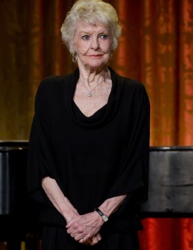 Elaine Stritch on stage in 2010.