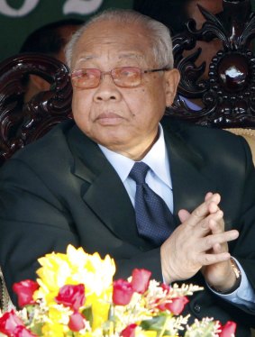  Chea Sim, president of the ruling Cambodian People's Party, in 2010.