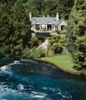 Tucked away and totally private: Huka Lodge.