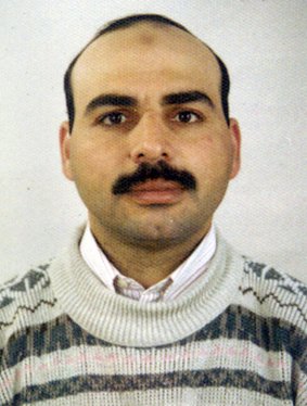  A passport photograph of Osama Mustafa Hassan Nasr, also known as Abu Omarin, from the mid 1990s.

