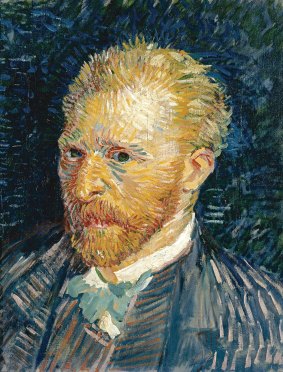 Self portrait by Vincent van Gogh, painted in 1887. 