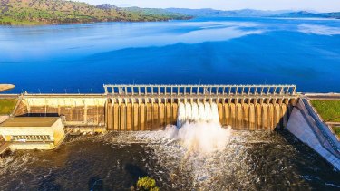 The Spillway on the Hume Dam is in action for first time in six years.