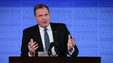 Tax commissioner Chris Jordan addressed the National Press Club in July saying he understands "only too well that we have ground to make up". 