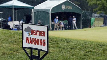 The PGA of America has an ambitious plan to get the tournament completed on Sunday.
