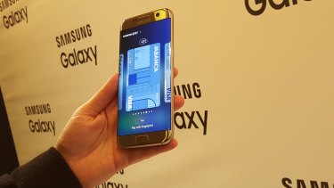 Samsung's Galaxy S7 Edge.