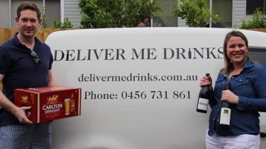 Charles and Anita Perrottet from Melbourne aim to cut delivery times from 45 to 30 minutes.