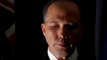 Peter Dutton's majority had dwindled to just 1250 votes on Monday.
