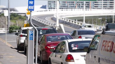 Brisbane City Council will allow 15 minutes of free parking at meters outside the CBD.