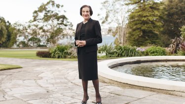 Dame Marie Bashir at Government House last September, while still NSW governor.