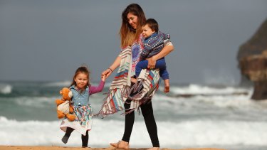 Marian Russell had to take her children, Allegra, 2, and Bodie, 1, out of swimming lessons because of money worries.