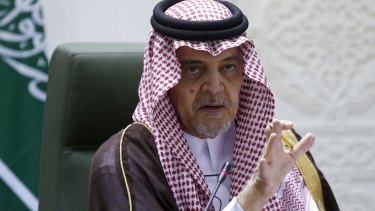 Saudi Foreign Minister Saud al-Faisal.